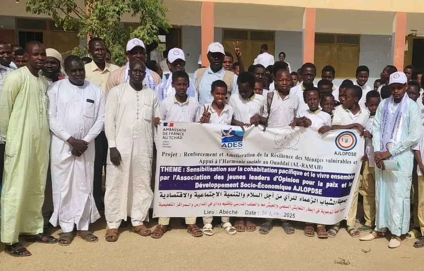 Tchad : Abéché lance une campagne de sensibilisation à la cohabitation pacifique auprès des élèves Tchad : Abéché lance une campagne de sensibilisation à la cohabitation pacifique auprès des élèves
