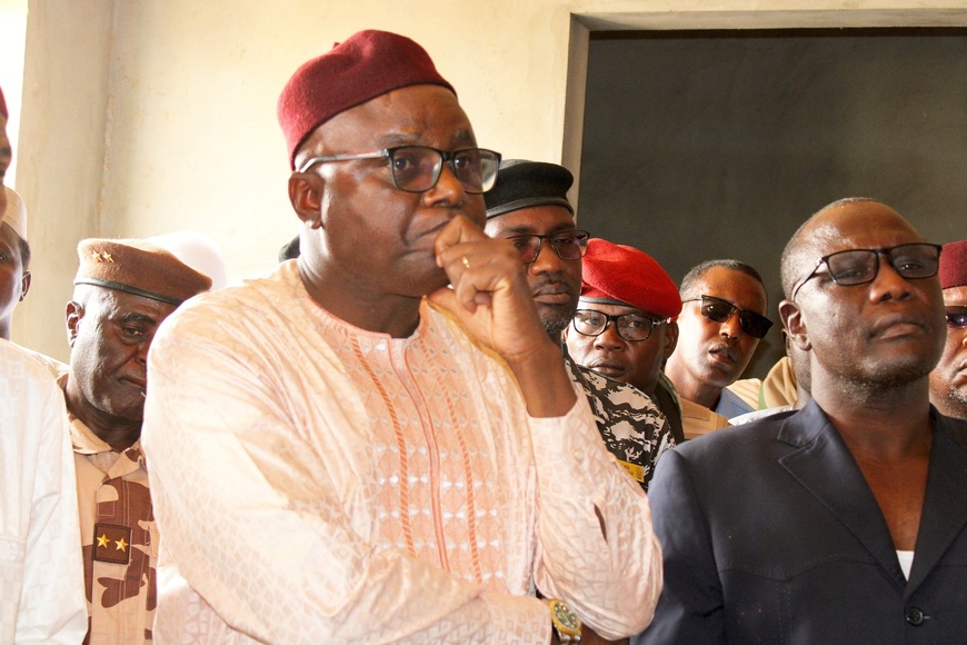 Tchad : Le Ministre de l'Eau et de l'Énergie inspecte les projets hydrauliques et énergétiques à Moussoro et exige une accélération des travaux Tchad : Le Ministre de l'Eau et de l'Énergie inspecte les projets hydrauliques et énergétiques à Moussoro et exige une accélération des travaux