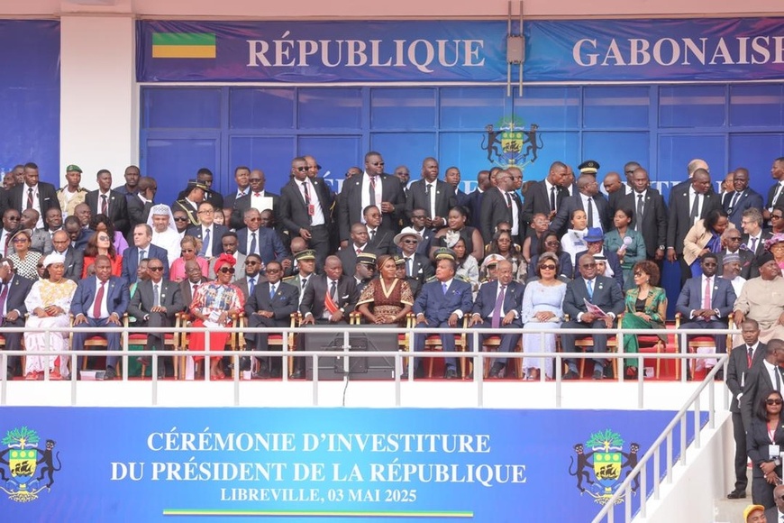 Cérémonie d'investiture du président gabonais Cérémonie d'investiture du président gabonais