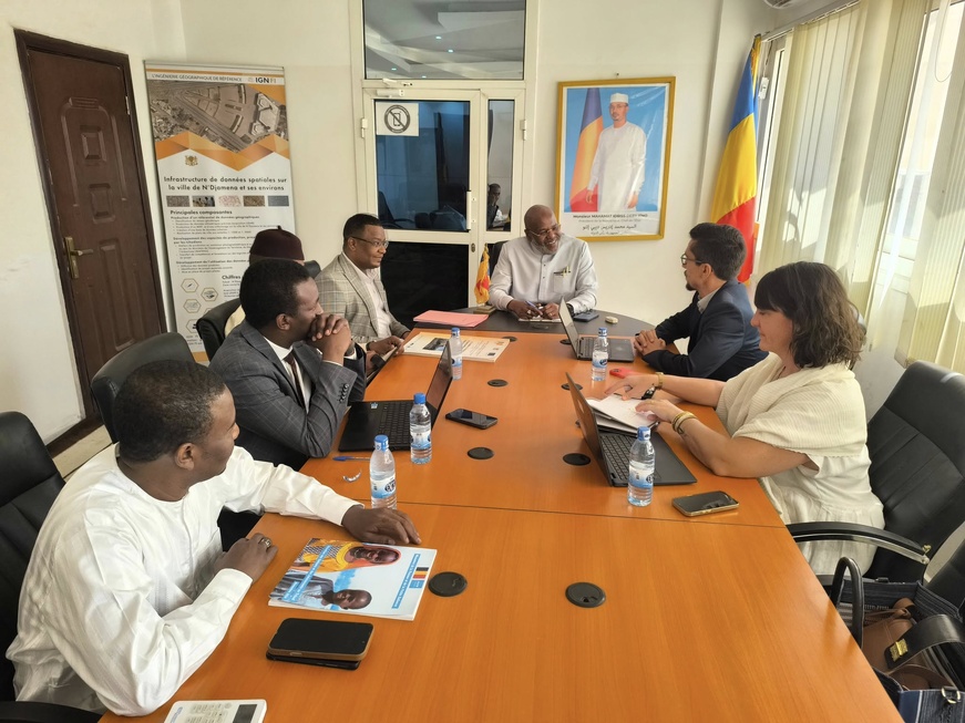 Tchad : Le Ministre de l'Aménagement du Territoire reçoit une mission de supervision de la Banque Mondiale pour le Projet PILIER