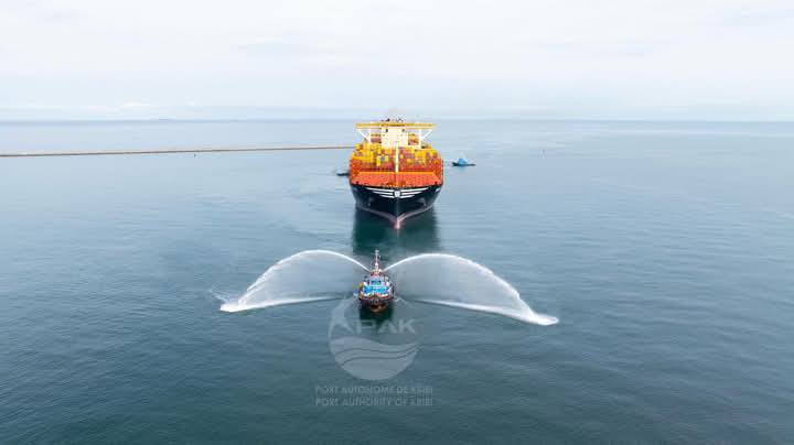 Cameroun : Le Port de Kribi accueille triomphalement le plus grand cargo mondial, ouvrant de nouvelles perspectives pour la sous-région Cameroun : Le Port de Kribi accueille triomphalement le plus grand cargo mondial, ouvrant de nouvelles perspectives pour la sous-région