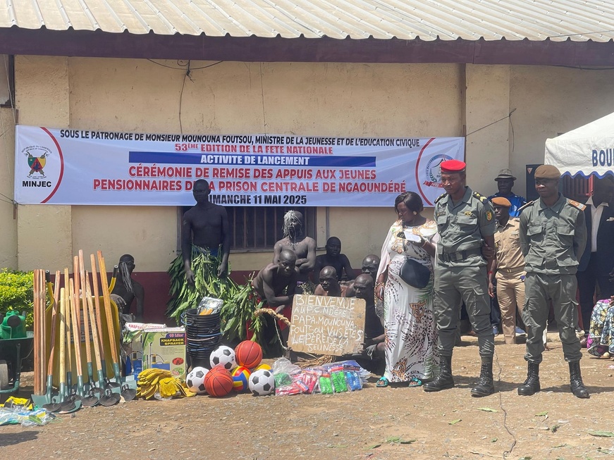 Cameroun - Ngaoundéré : Le MINJEC poursuit sa campagne de réarmement civique et entrepreneurial à la Prison Centrale