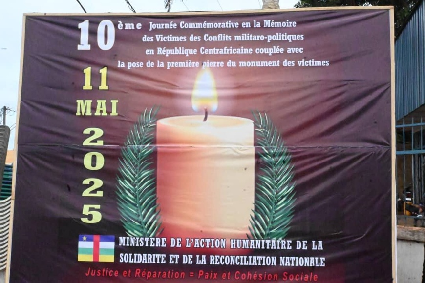 La République Centrafricaine commémore la 10e journée des victimes des crises
