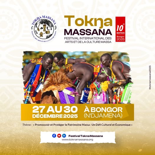 Tchad : Bongor vibrera au rythme du Festival International des Arts et de la Culture Massa "Tokna Massana" en décembre 2025 Tchad : Bongor vibrera au rythme du Festival International des Arts et de la Culture Massa "Tokna Massana" en décembre 2025
