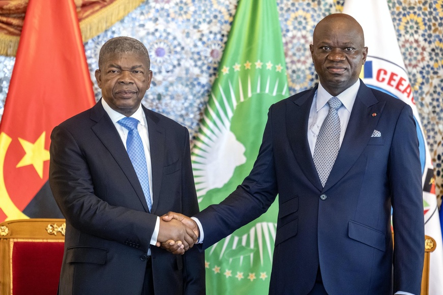 Gabon-Angola : rencontre entre les présidents Oligui Nguema et João Lourenço à Libreville Gabon-Angola : rencontre entre les présidents Oligui Nguema et João Lourenço à Libreville