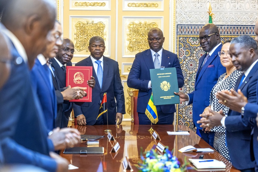 Gabon-Angola : rencontre entre les présidents Oligui Nguema et João Lourenço à Libreville Gabon-Angola : rencontre entre les présidents Oligui Nguema et João Lourenço à Libreville