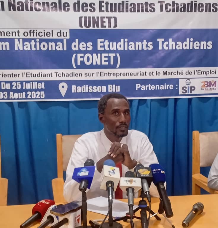 Forum national des étudiants : l’UNET mobilise la jeunesse tchadienne autour de l’entrepreneuriat et de l’emploi Forum national des étudiants : l’UNET mobilise la jeunesse tchadienne autour de l’entrepreneuriat et de l’emploi