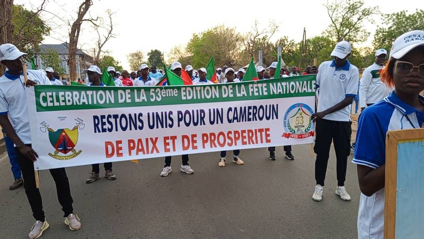 Cameroun - Garoua : Marche sportive à Garoua en prélude à la Fête de l'Unité Cameroun - Garoua : Marche sportive à Garoua en prélude à la Fête de l'Unité