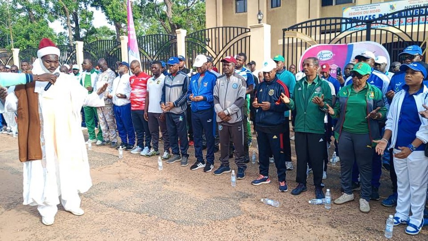 Cameroun - Garoua : Marche sportive à Garoua en prélude à la Fête de l'Unité