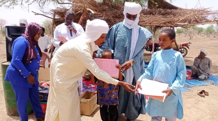 Tchad - Mongo : L'École Nomade Tchoubouk célèbre sa première cérémonie de fin d'année Tchad - Mongo : L'École Nomade Tchoubouk célèbre sa première cérémonie de fin d'année