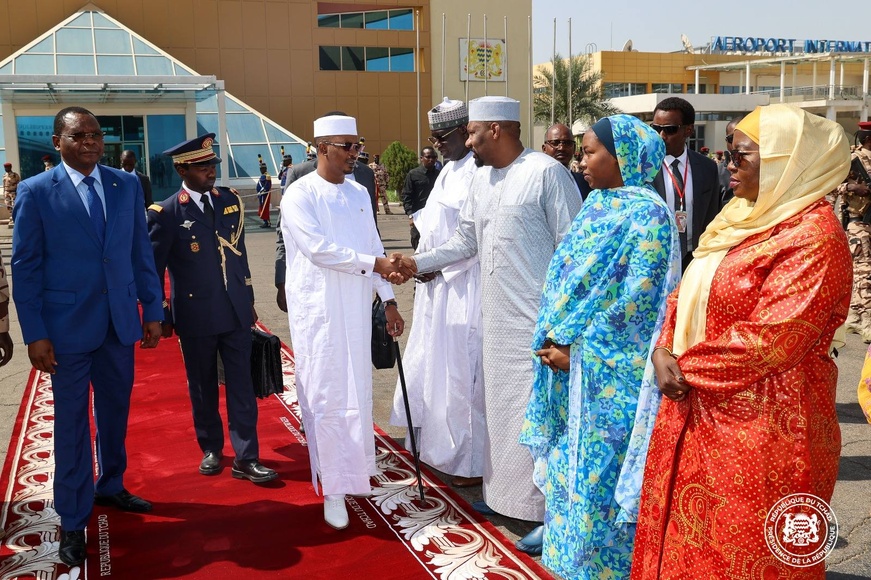 Tchad-Guinée Bissau : le président Mahamat Idriss Deby Itno en visite d’Etat à Bissau