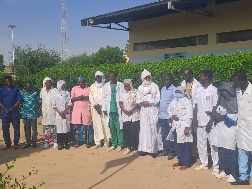 Tchad : La levée des couleurs, un symbole d'engagement à l'hôpital de Moussoro