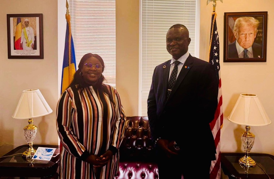 Audience : le représentant du CESCE en Amérique du Nord reçu par l’ambassadrice Léonie Kitoko Gata Ngoulou Audience : le représentant du CESCE en Amérique du Nord reçu par l’ambassadrice Léonie Kitoko Gata Ngoulou