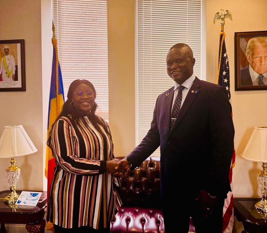 Audience : le représentant du CESCE en Amérique du Nord reçu par l’ambassadrice Léonie Kitoko Gata Ngoulou Audience : le représentant du CESCE en Amérique du Nord reçu par l’ambassadrice Léonie Kitoko Gata Ngoulou