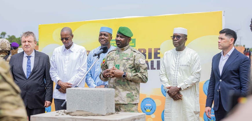 Mali : lancement des travaux de construction de la raffinerie d’or du pays Mali : lancement des travaux de construction de la raffinerie d’or du pays