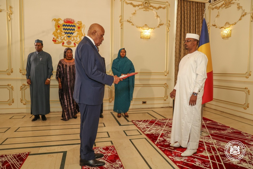 Tchad : de nouveaux ambassadeurs présentent leurs lettres de créance
