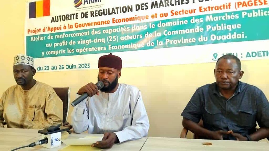 Tchad : à Abéché, un atelier de renforcement des capacités dans le domaine des marchés publics