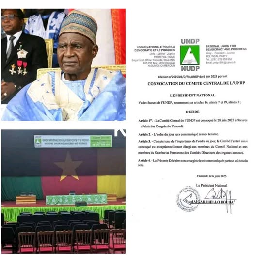 Cameroun : Des figures de l'opposition attendues ce samedi à la réunion de l'UNDP pour une annonce majeure Cameroun : Des figures de l'opposition attendues ce samedi à la réunion de l'UNDP pour une annonce majeure