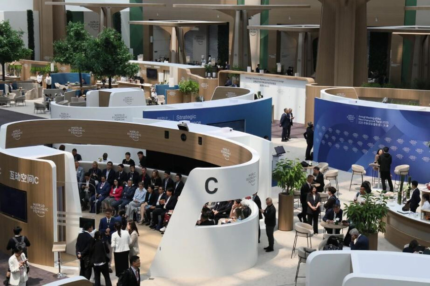 The 16th Annual Meeting of the New Champions, also known as the Summer Davos, is held, June 24, 2025. (Photo by Yuan Lin) The 16th Annual Meeting of the New Champions, also known as the Summer Davos, is held, June 24, 2025. (Photo by Yuan Lin)