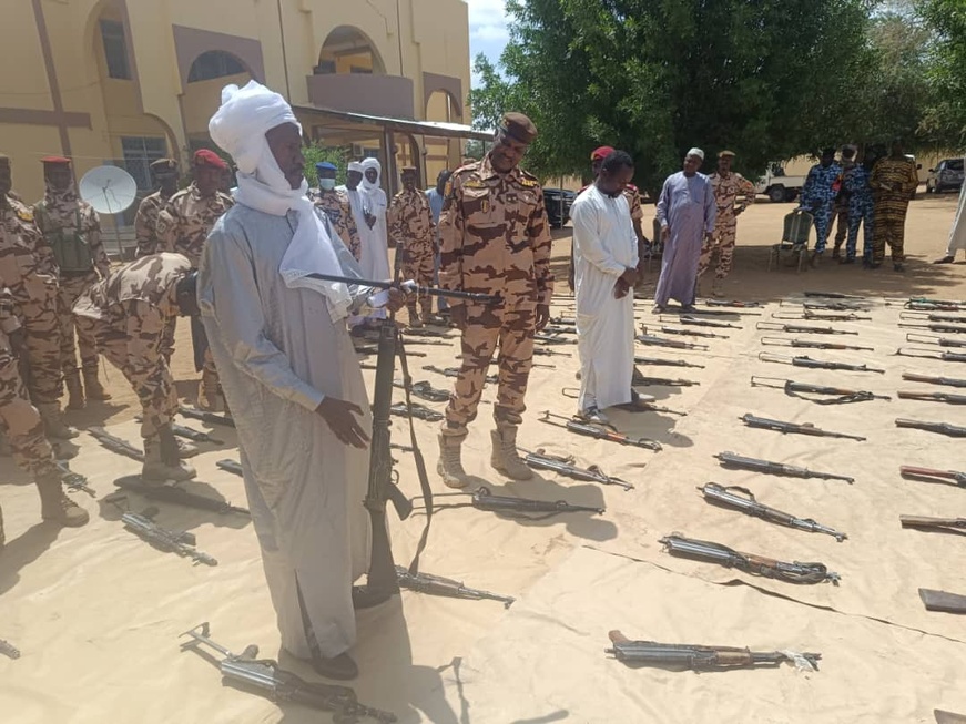 Tchad : La Commission mixte de désarmement présente les saisies dans le Batha