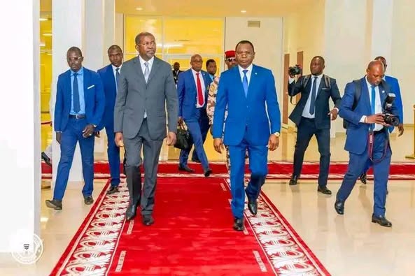 Tchad : Visite éclair du Vice-Président gabonais à N'Djamena Tchad : Visite éclair du Vice-Président gabonais à N'Djamena