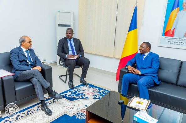 Tchad : Le Premier Ministre reçoit le PDG d'Airtel Africa PLC Tchad : Le Premier Ministre reçoit le PDG d'Airtel Africa PLC