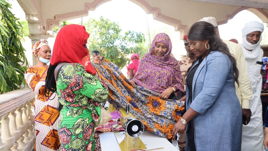 Tchad : La Ministre de la Femme en visite émouvante au Centre de Réinsertion du marché Mokolo