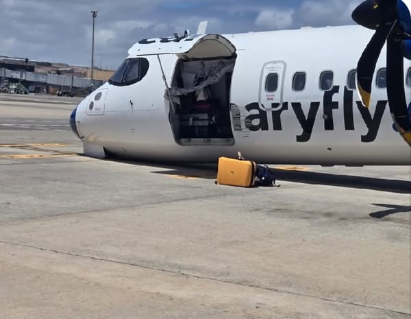 Incident à l'aéroport de Gran Canaria : affaissement du train avant d'un ATR 72 Incident à l'aéroport de Gran Canaria : affaissement du train avant d'un ATR 72