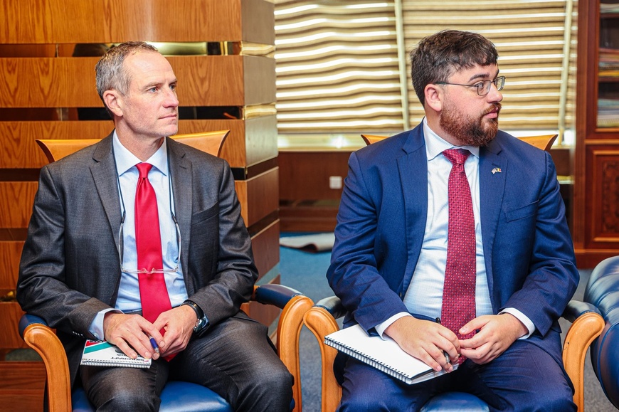 Tchad/Etats-Unis : le ministre d’Etat chargé des Affaires étrangères reçoit des parlementaires américains