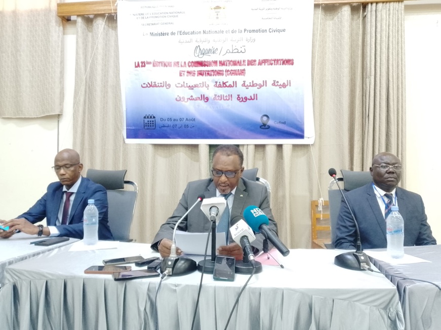 Tchad : La 23e édition de la CONAM ouverte sous le signe de la transparence et de l’équité dans l’affectation des enseignants