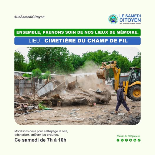 Tchad – Grand appel à la mobilisation pour le "Samedi Citoyen" Tchad – Grand appel à la mobilisation pour le "Samedi Citoyen"