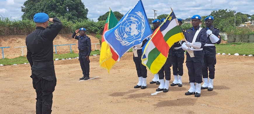 RCA – 180 Casques bleus Camerounais décorés après 11 Mois de service à la MINUSCA RCA – 180 Casques bleus Camerounais décorés après 11 Mois de service à la MINUSCA
