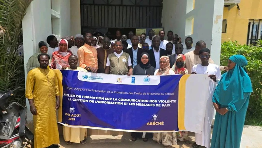 Tchad : à Abéché, le HCDH forme les leaders et les journalistes sur la communication non violente