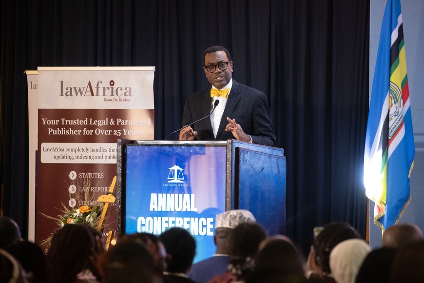L’État de droit est le nouvel or de l’Afrique : le président de la BAD, Akinwumi Adesina appelle à une gouvernance audacieuses pour la prospérité