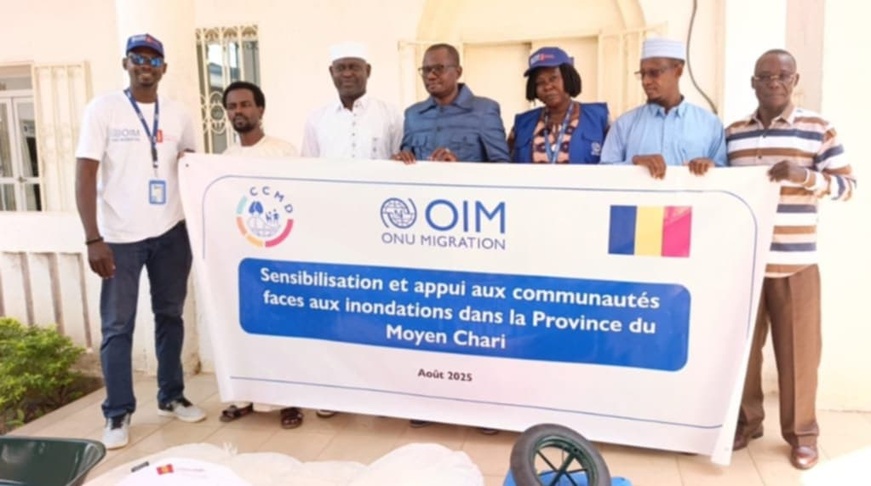 Tchad : au Moyen-Chari, l’OIM soutient les communautés pour faire face aux inondations Tchad : au Moyen-Chari, l’OIM soutient les communautés pour faire face aux inondations