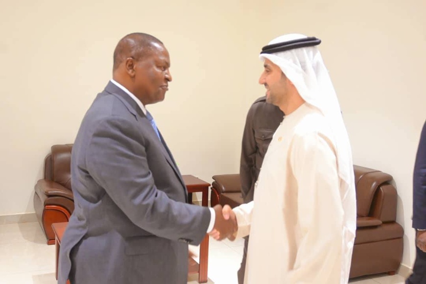 RCA : le président de la République accorde une audience au PDG de la société émiratie GSU RCA : le président de la République accorde une audience au PDG de la société émiratie GSU