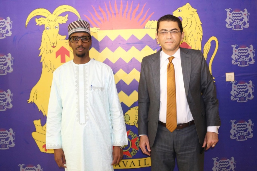 Tchad : le ministre de la Communication reçoit l’ambassadeur de la République Arabe d’Égypte