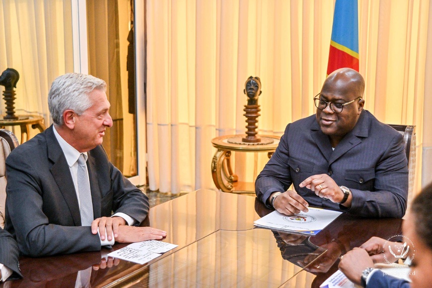 RDC : le Haut-Commissaire aux réfugiés Filippo Grandi reçu par le chef de l’État RDC : le Haut-Commissaire aux réfugiés Filippo Grandi reçu par le chef de l’État