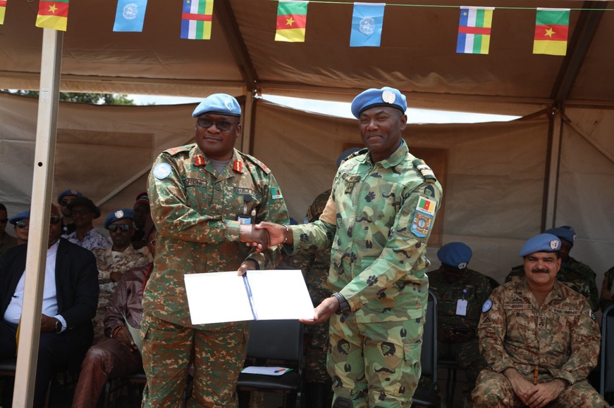 RCA : Le 11ème contingent camerounais de la MINUSCA achève sa mission