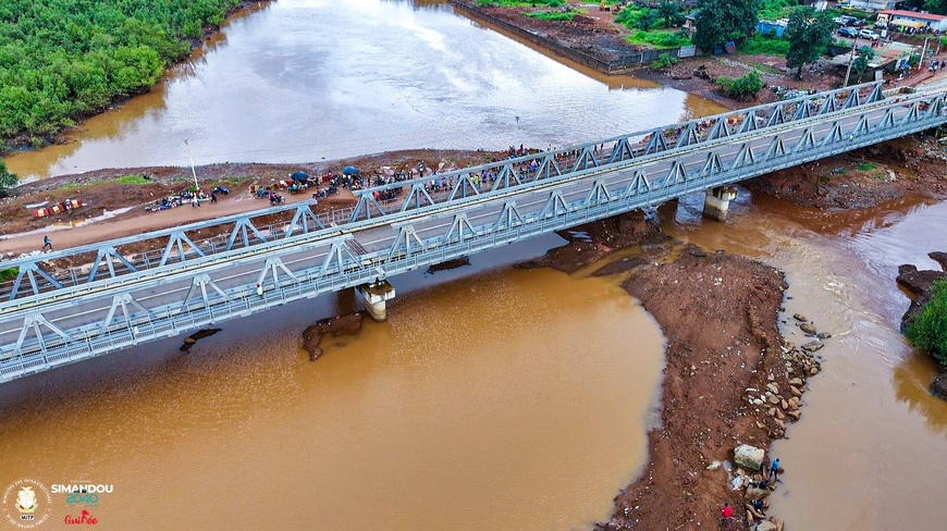 Guinée : Ouverture provisoire du pont de Kassoyah