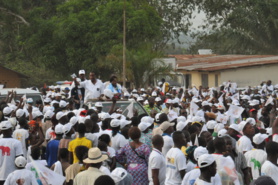 Meeting du candidat Sassou N'Guesso à Makoua Meeting du candidat Sassou N'Guesso à Makoua