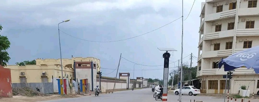 L’avenue Kerim Nassour à N'Djamena. © DR L’avenue Kerim Nassour à N'Djamena. © DR