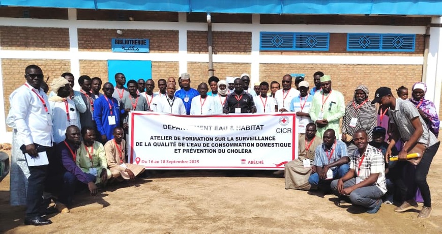 Tchad : à Abéché, le CICR forme sur la qualité de l'eau et la prévention du choléra