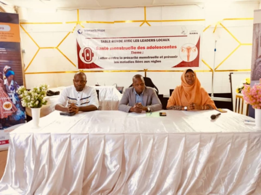 Tchad : l'ONG Ensemble Sawa organise une table-ronde sur la santé menstruelle Tchad : l'ONG Ensemble Sawa organise une table-ronde sur la santé menstruelle