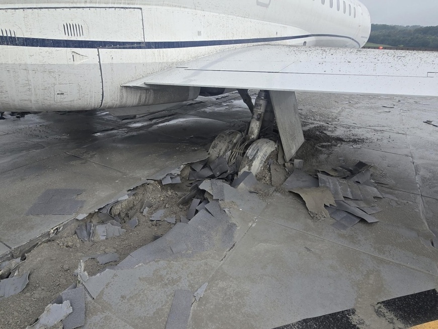 USA : Un avion de United Express dépasse la piste à Roanoke-Blacksburg