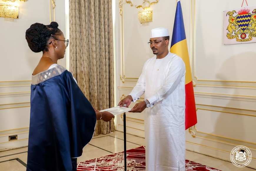 Tchad : deux nouveaux diplomates présentent leurs lettres de créance au chef de l’Etat