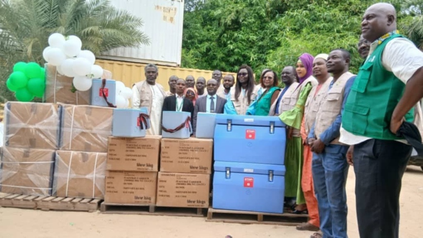 Tchad : le ministère de la Santé réceptionne un lot d’équipements de chaîne de froid offert par Africa CDC Tchad : le ministère de la Santé réceptionne un lot d’équipements de chaîne de froid offert par Africa CDC