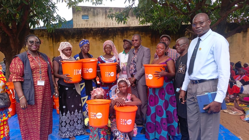 Tchad : L'UNFPA vient en aide aux femmes de Maïngara touchées par les inondations