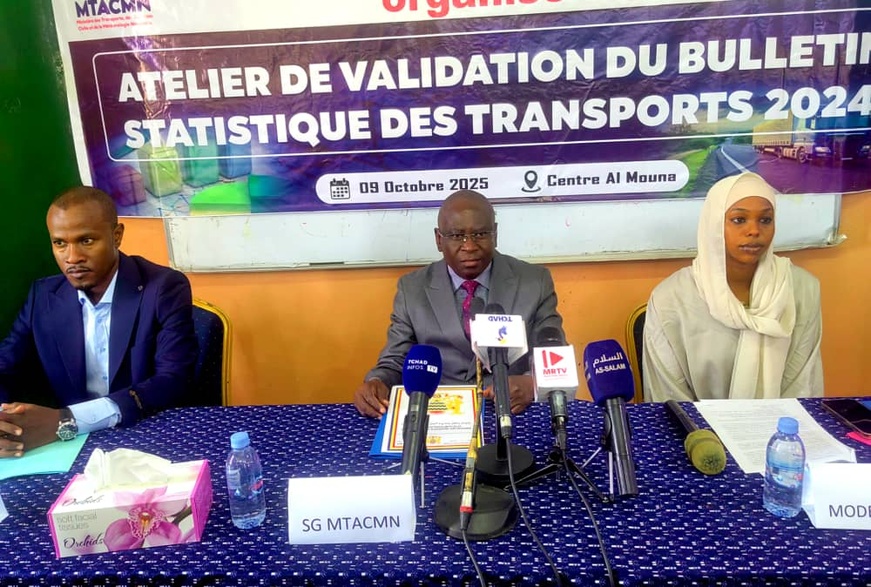 Tchad : bulletin statistique des Transports 2024, examen et validation avant publication Tchad : bulletin statistique des Transports 2024, examen et validation avant publication