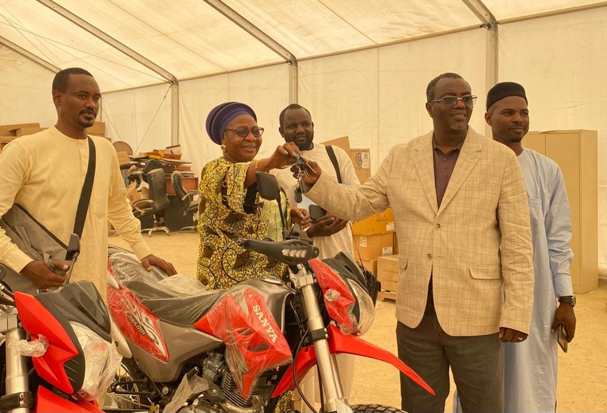 Tchad : Le Projet RENFORT remet neuf motos au ministère de la Santé pour la lutte contre la malnutrition Tchad : Le Projet RENFORT remet neuf motos au ministère de la Santé pour la lutte contre la malnutrition